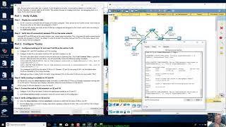 6.2.2.4 Packet Tracer - Configuring Trunks