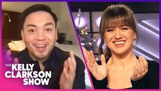 'The Voice' Winner Sofronio Vasquez FREAKS Out Meeting Kelly Clarkson!