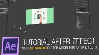 After Effects Tutorial - How to save your Adobe Illustrator file for import into After effects