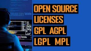 Copyleft Open Source License Comparison - GPL, AGPL, LGPL, MPL