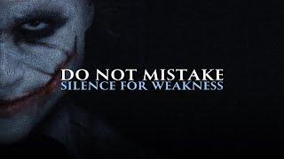 There's a lesson to be learned from the Joker...