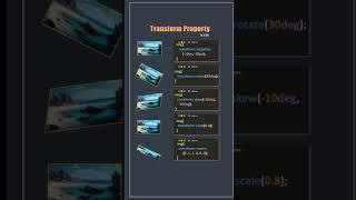 Mastering CSS Transform Properties #coding #shorts #css