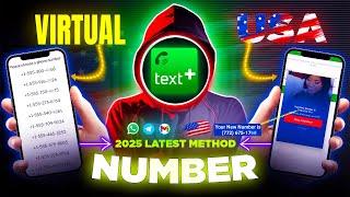 Get FREE USA Temp Number For Whatsapp, Telegram & gmail OTP Verification | Create textPlus Acc