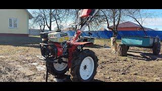 Мотоблок SHTENLI его минусы/самодельный прицеп /как завести мотоблок
