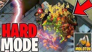 MOLOTOV COCKTAIL VS BUNKER ALFA HARD MODE (GRENADE TRICK) IN LDOE | Last Day on Earth: Survival