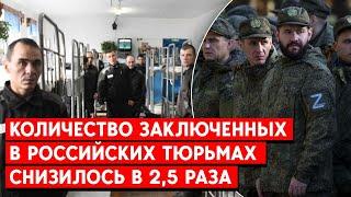 Количество заключенных в российских тюрьмах снизилось в 2,5 раза. Война – не единственная причина