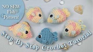 No Sew Fish Crochet Pattern | Amigurumi Pattern | Easy Crochet Pattern