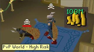 I brought 100 Million gp to High Risk Pk with