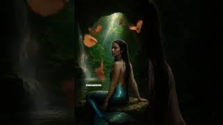 Mermaids are real? #mermaid #waterfall #zen #shorts #nature