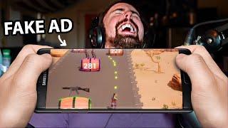 The Insidious World of Fake Mobile Game Ads | Asmongold Reacts