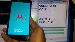 Motorola Moto C Plus XT1721 Google account bypass Frp reset 2018