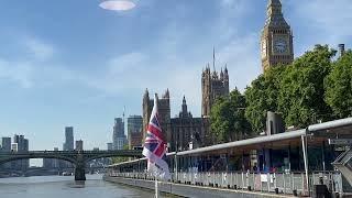 Westminster pier on the Thames