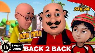 Shiva | Motu Patlu | Animal Instinct & Other Stories | Back To Back Episodes