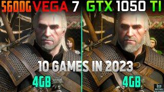 Ryzen 5 5600G Vega Graphics vs GTX 1050 Ti 4GB: 10 Games Tested in 2023