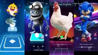 Baby Shark   Crazy Frog   Chicken Song   Sonic480P HD mp4