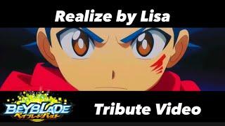 Beyblade Burst Tribute Amv (Realize by Lisa) #beyblade #beybladeburst #lisa