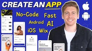 Build A No-Code App for IOS and Android with AI (Wix App Builder Tutorial)