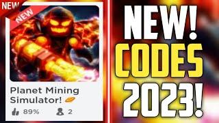 FUTURE CODES!! | *NEW* ROBLOX PLANET MINING SIMULATOR!