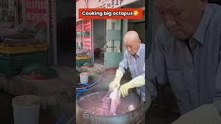 Cooking big octupos‍ #cooking #octupos #seafood