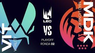 TEAM VITALITY VS MAD LIONS KOI - MAPA 1 - LEC 2024 - SPRING SPLIT - LEAGUE OF LEGENDS - PLAYOFFS 5