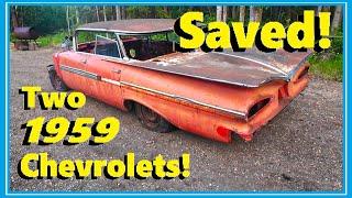Field Finds: Two 1959 Chevrolets! Another Score for the GCFCE!
