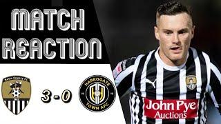 MATCH REACTION - Notts County 3 - 0 Harrogate Town