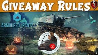 Armoured_Pantz & Littlefinger WOT Blitz Giveaway RULES | Littlefinger on World of Tanks Blitz