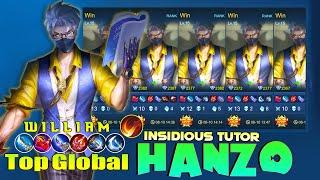 Hanzo New Skin Insidious Tutor Gameplay by W I L L I A M ~ Mobile Legends