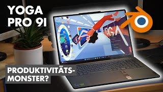 Lenovo Yoga Pro 9i Review - Der Beste Laptop für Blender? (deutsch)