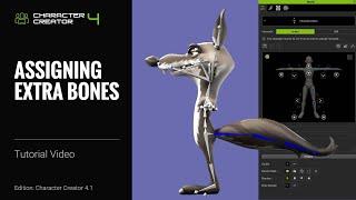 How to Add Extra Bones for Humanoid Characters with Blender & AccuRIG | Character Creator 4 Tutorial