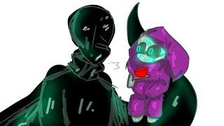 Baby Crescent Sans and Mama Nootmare || Ft.Nightkiller/Killermare Family || Undertale Au