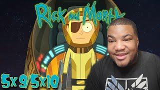 BEST SEASON FINALE EVER!! Rick And Morty Season 5 Episode 9 & 10 REACTION!!