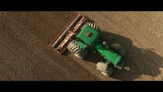 Stunning 4K drone film of the biggest tractors, cultivators and drills in the UK