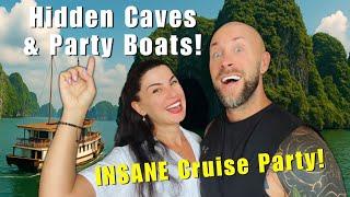 We Found HIDDEN Caves & Insane Party Boats — Ha Long Bay!