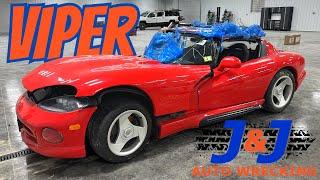 1995 Dodge Viper RT-10 Part Out: J & J Auto Wrecking Test Video Stock # RSDG003