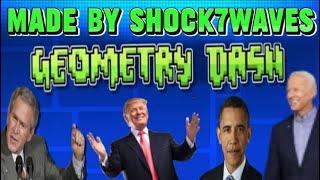 [made by shock7waves] Outta Pocket Presidents Jump into Geometry Dash (A.I. MEME)