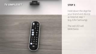 Universal Remote Control – URC 6820 Zapper+ - how to setup by SimpleSet