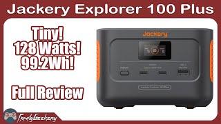 Jackery Explorer 100 Plus Test and Review!  Tiny and powerful Solar Generator