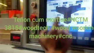 Tenon cum mortise#NCTM 3815#woodtech #wood woorking machinery#cnc