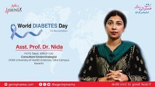 Asst. Prof. Dr. Nida | World Diabetes Day 2020!