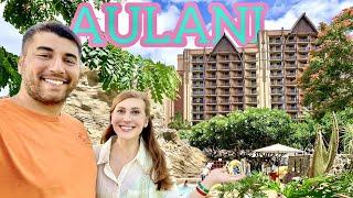 Checking Into Aulani! Deluxe Studio Room Tour, Shopping, & Dinner at Off the Hook