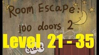 100 Doors Puzzle Challenge 2 - level 21 - 35 - 100 Двери побег Вызов 2 - ABC escape games