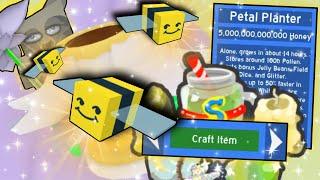 Purchasing The Perplexingly Posh Petal Planter | Roblox Bee Swarm Simulator