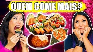 QUEM COME MAIS COMIDA JAPONESA GANHA | Blog das irmãs