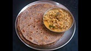 Diabetic Rich Ragi Mint-Masala Paratha