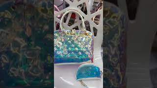 holographic two pcs bag... sana sayane online shopping