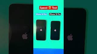 iPhone 15 Plus vs iPhone 12 Pro Speed Test #viral