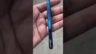 Dental College Tweezer Plasma Coated Blue Manufacturer Farhan Surgical