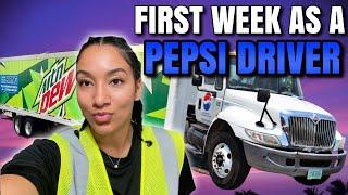 My 1st Week as a PEPSI TRUCK DRIVER!!! | CDL Truck Driver