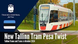 Pesa Twist. Tallinn Trams and Trains October 2024, Estonia.